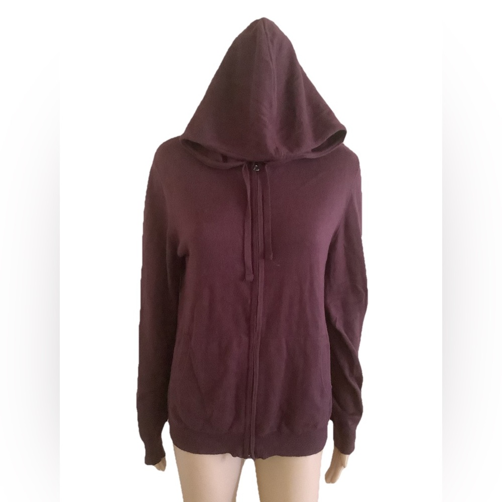 Rails women’s sweater front zip hood size small preowned